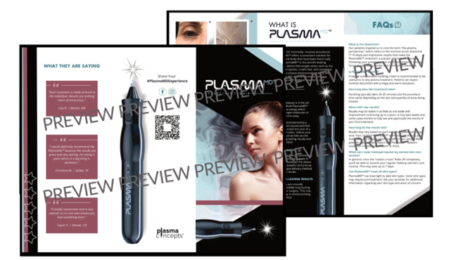 PlasmaMD Consumer/Patient Brochure 25pk – Design Style 2