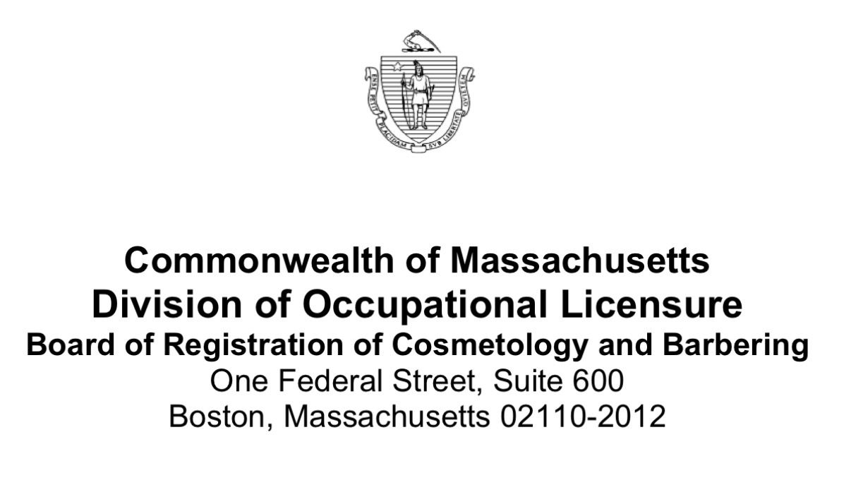 Massachusetts State Board of Cosmetology Policies and Prohibited Practices